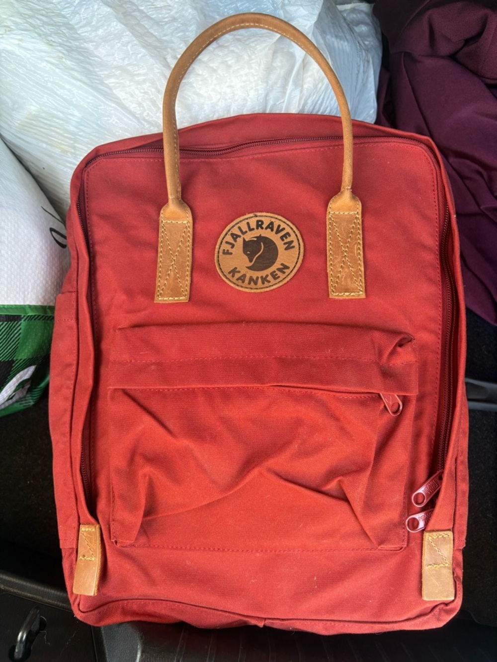 Fjallraven Kanken Red Backpack